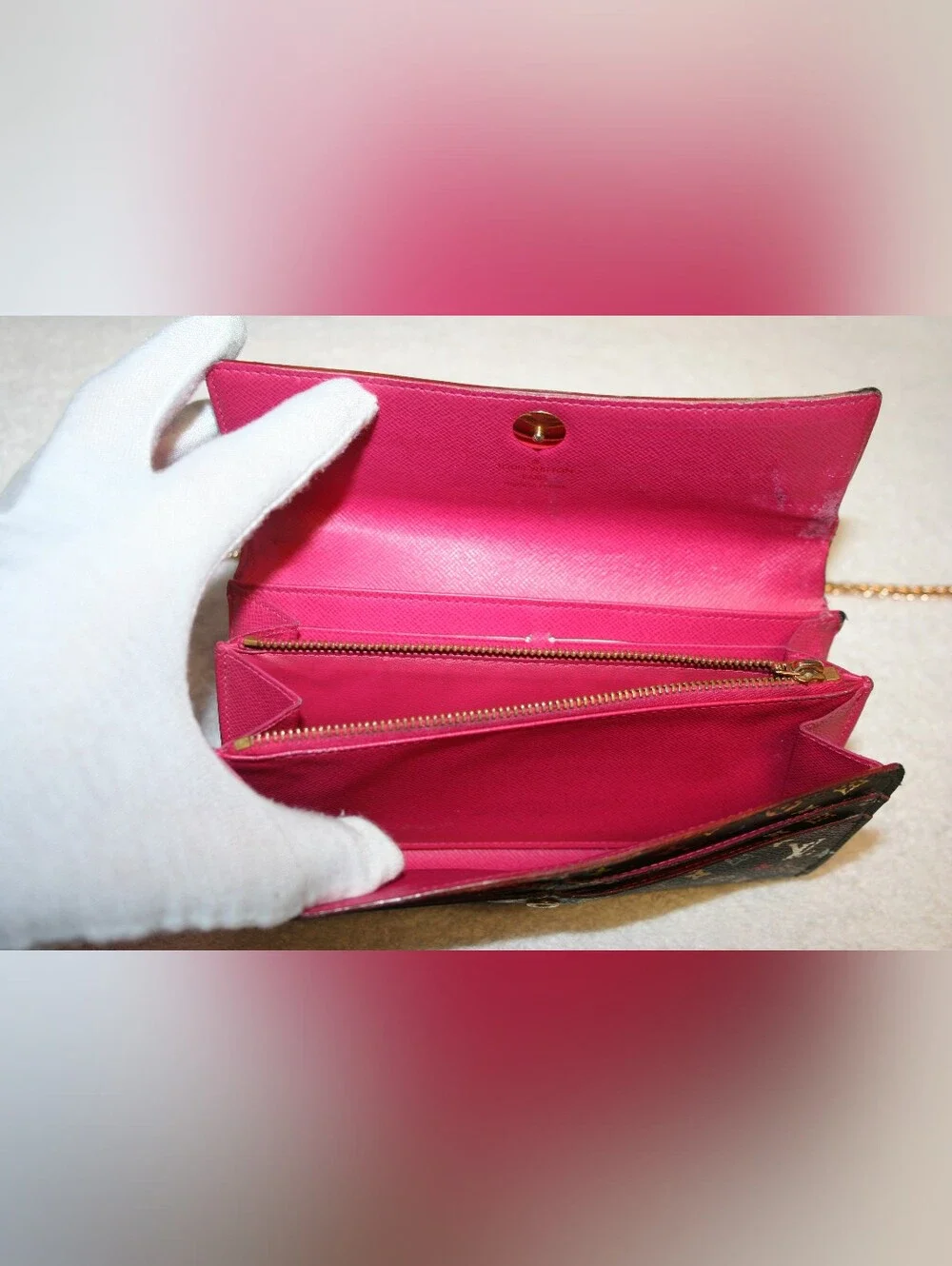 Louis Vuitton & Mirakami Collaboration Print! Black & Pink Colorful Long Wallet.